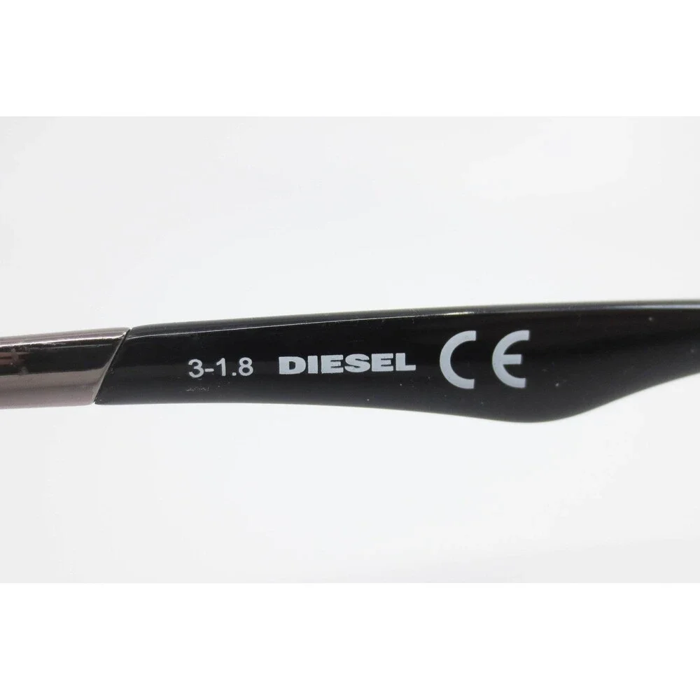 Diesel DL 5193-3 005 Cat Eye Eyeglasses Marbled Black Grey Frames 54-15-140